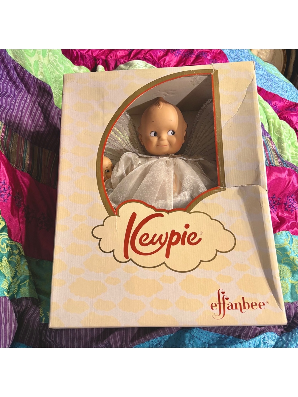 Vintage Kewpie Limited Edition Angel Baby Set 1999 for 2000 Year
